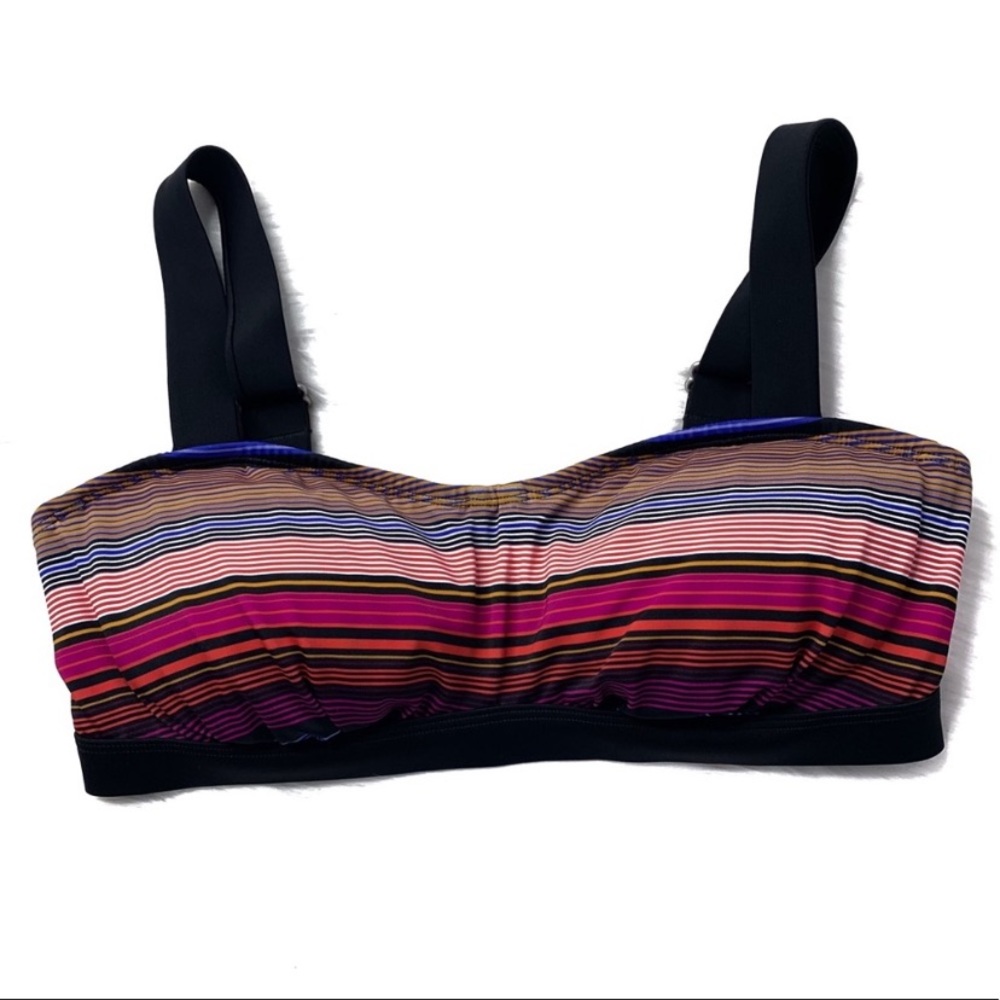 Athleta Multicolor Striped Bra